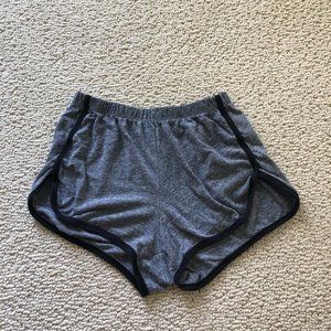 Brandy Melville Grey & Black Lisette Shorts